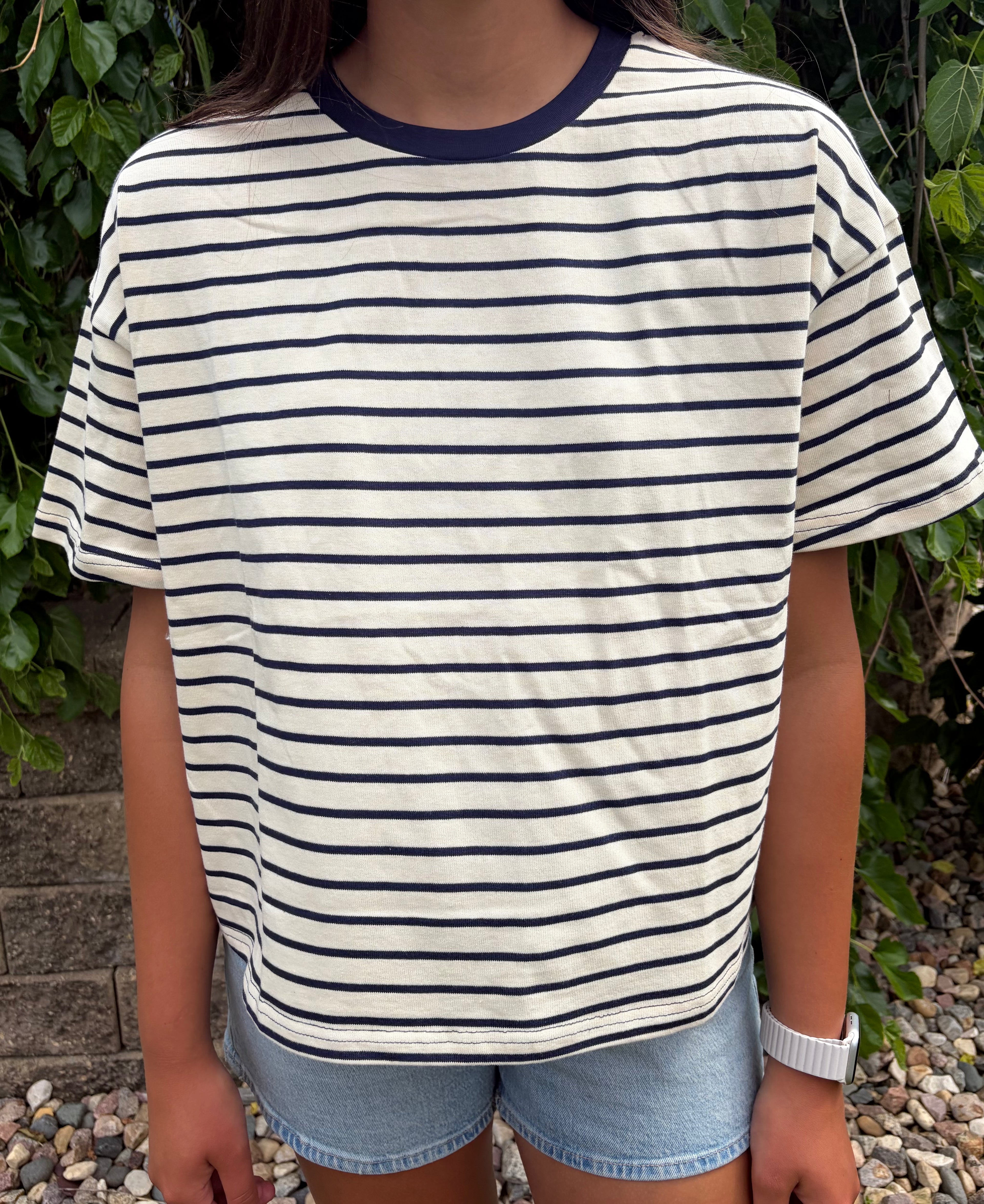 Sailor Stripe Boxy Tee