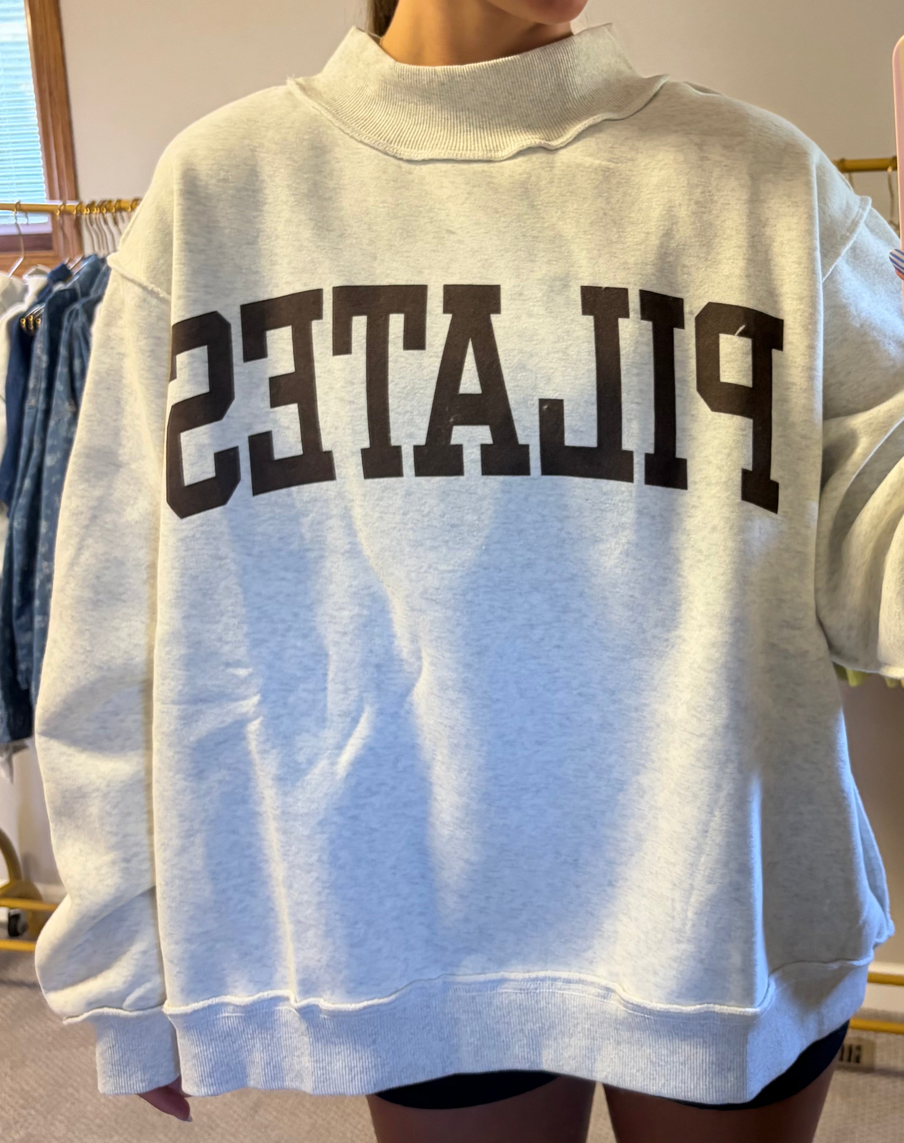 Pilates/Yoga Mock Neck