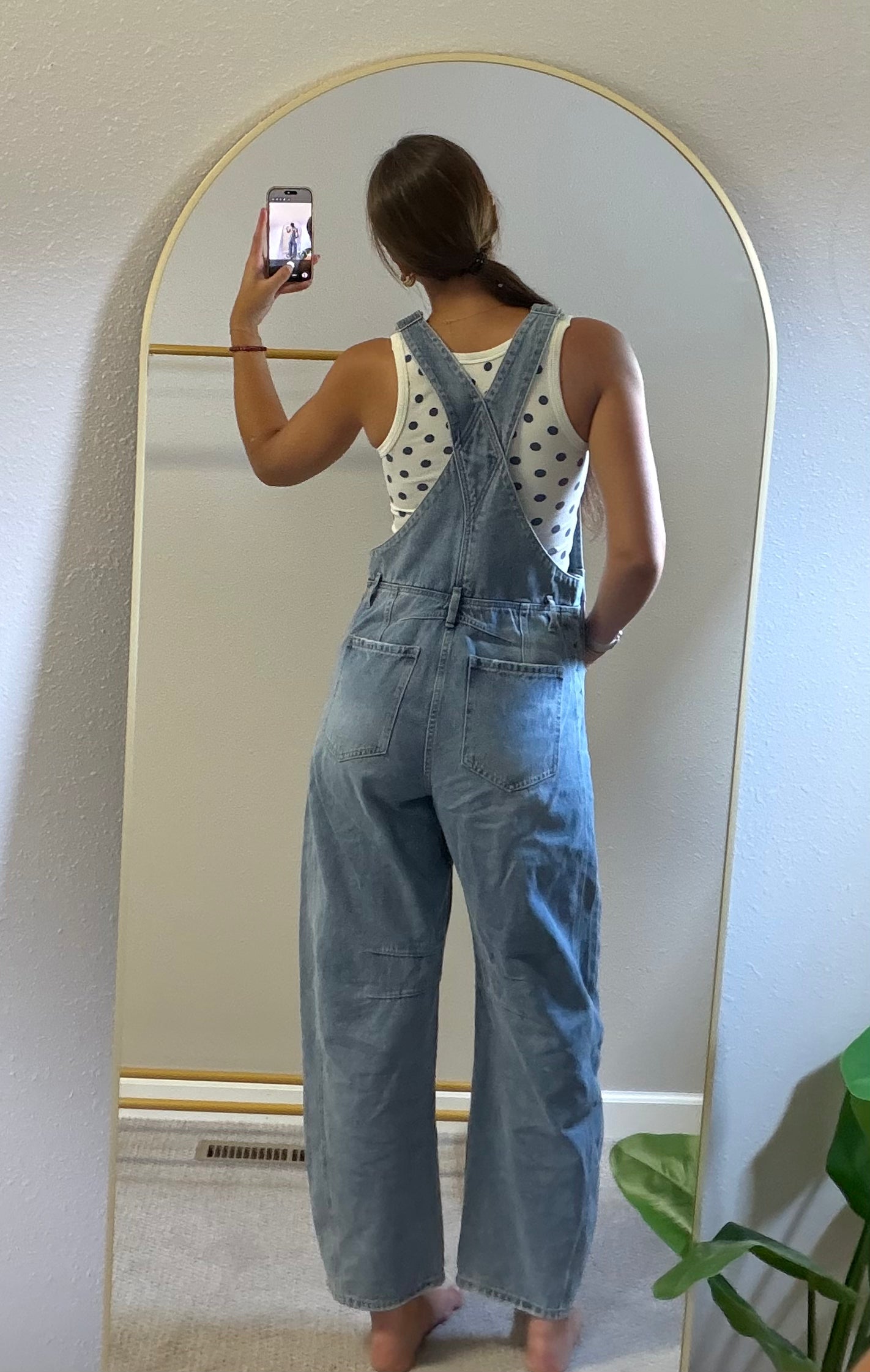 Barrel Denim Overalls