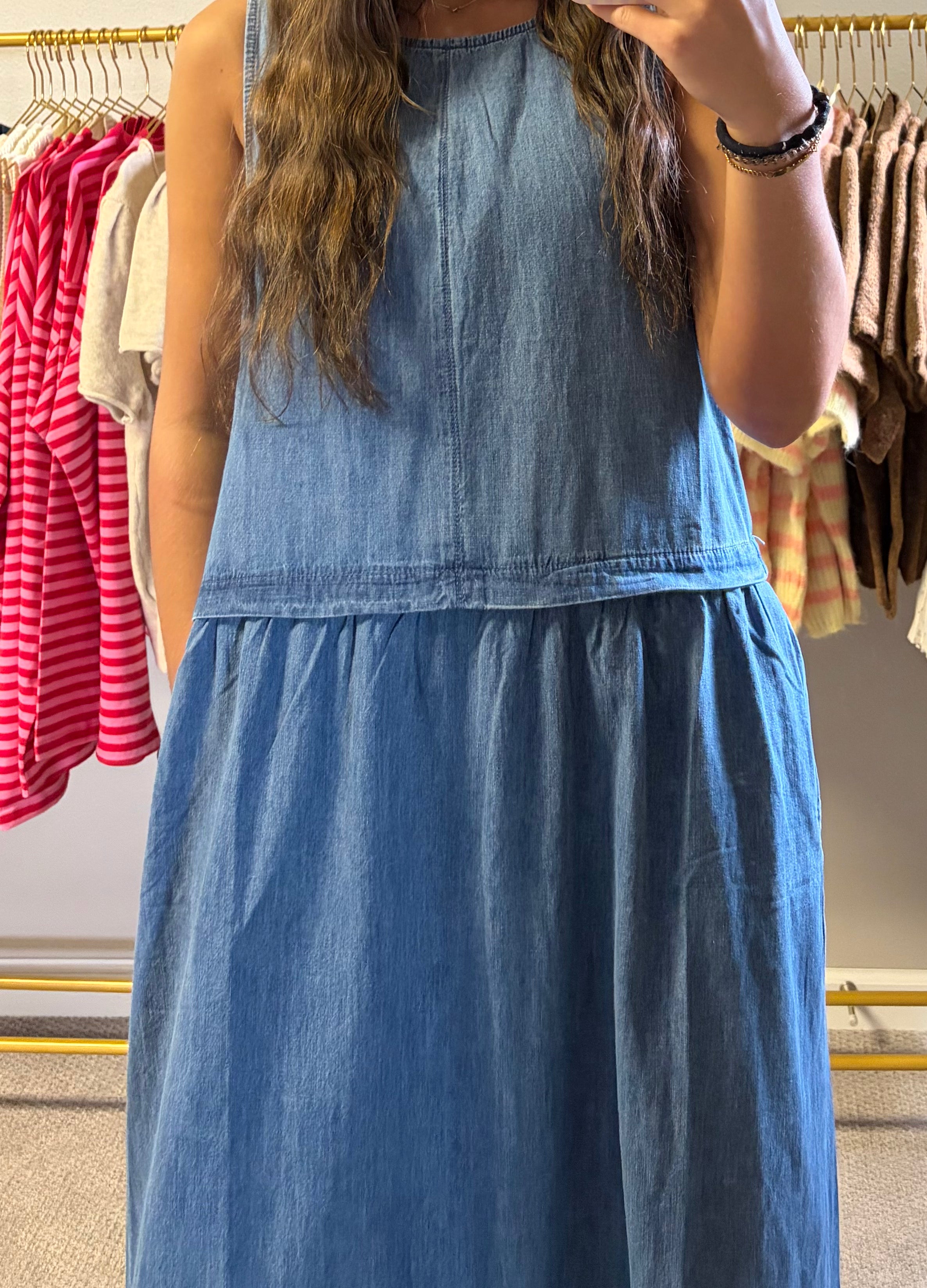 Denim Days Midi Dress