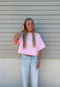 Sweet Peach Mock Neck Sweater