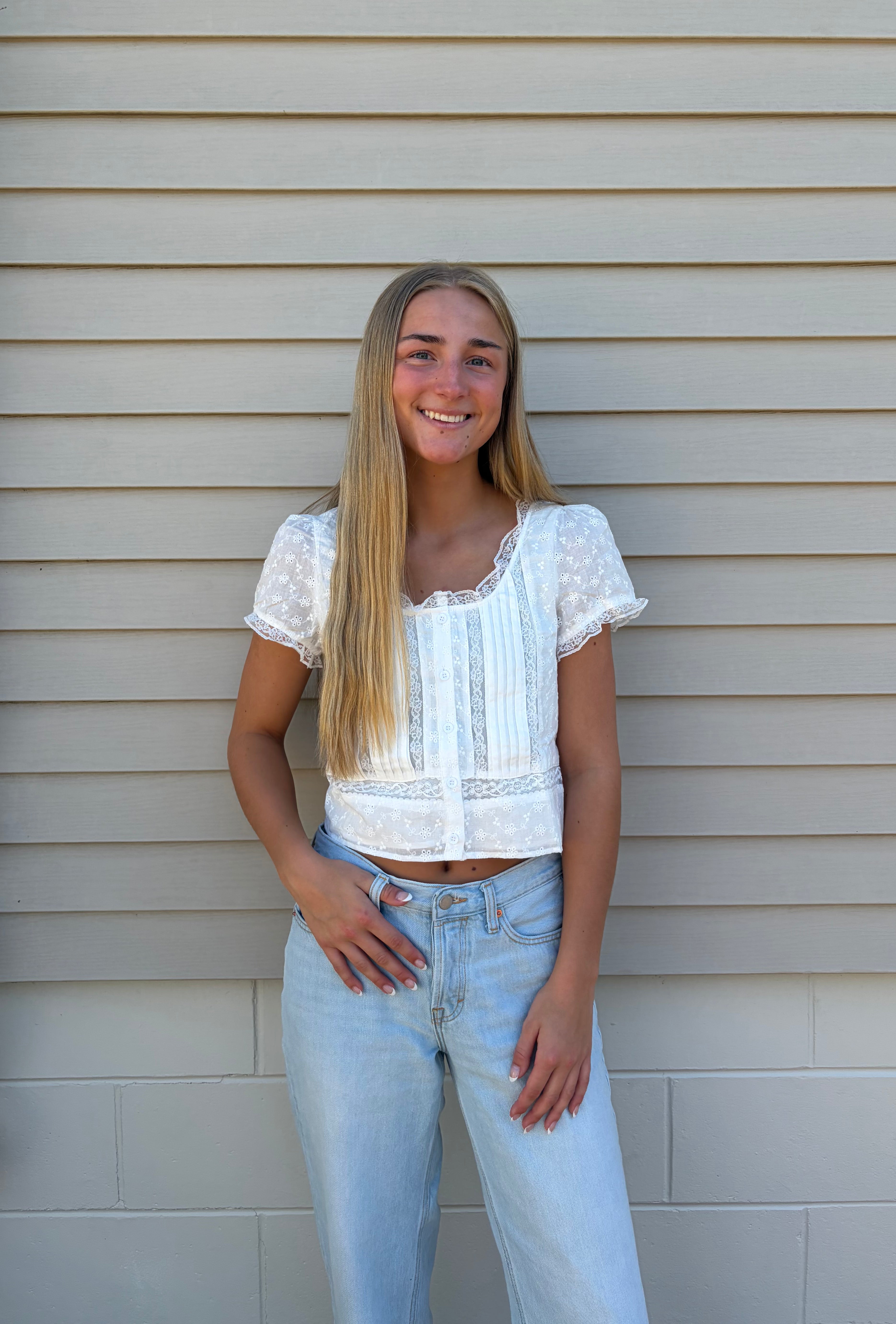 Cottage Rose Lace Top