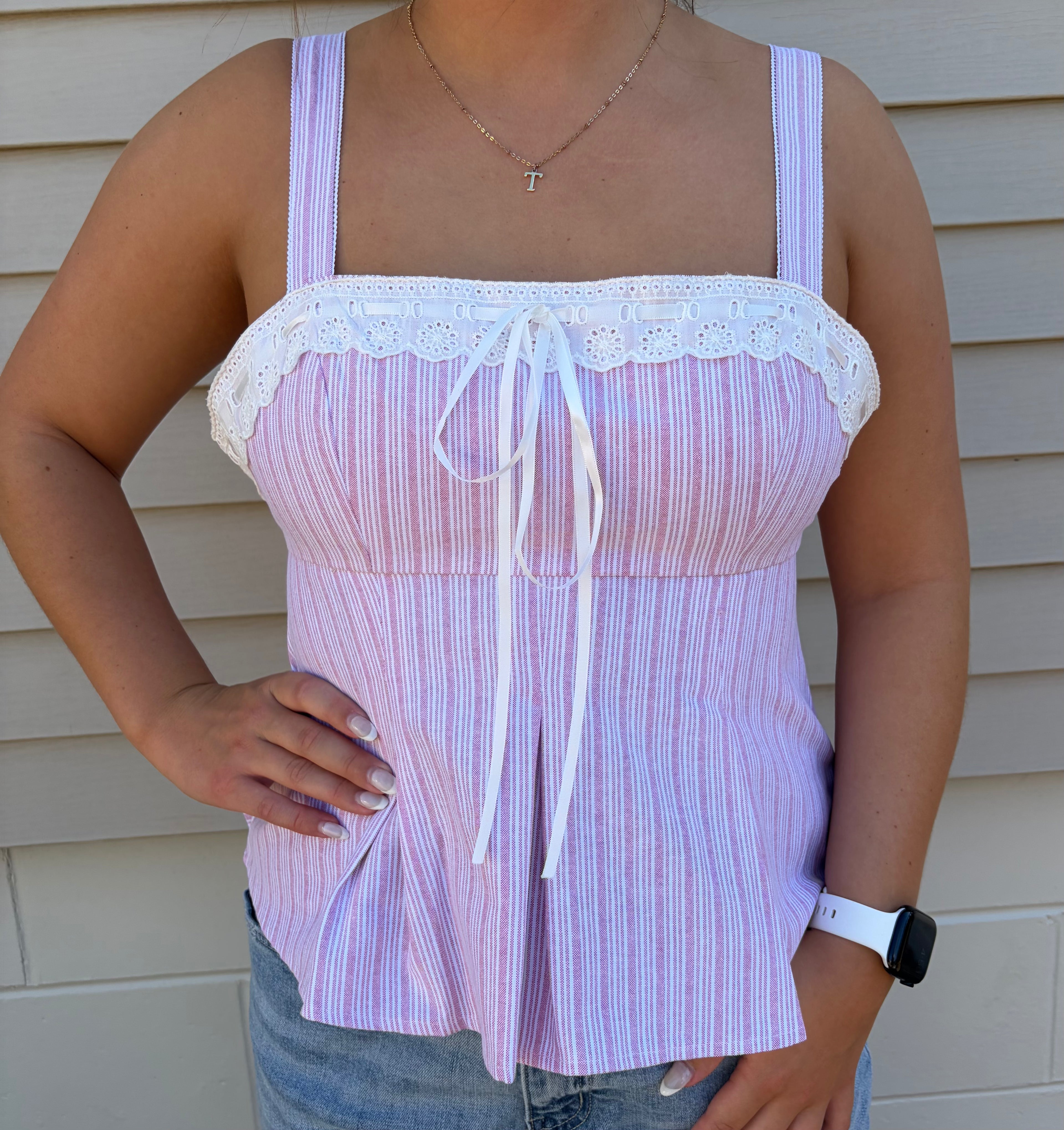 Petal & Stripe Tank