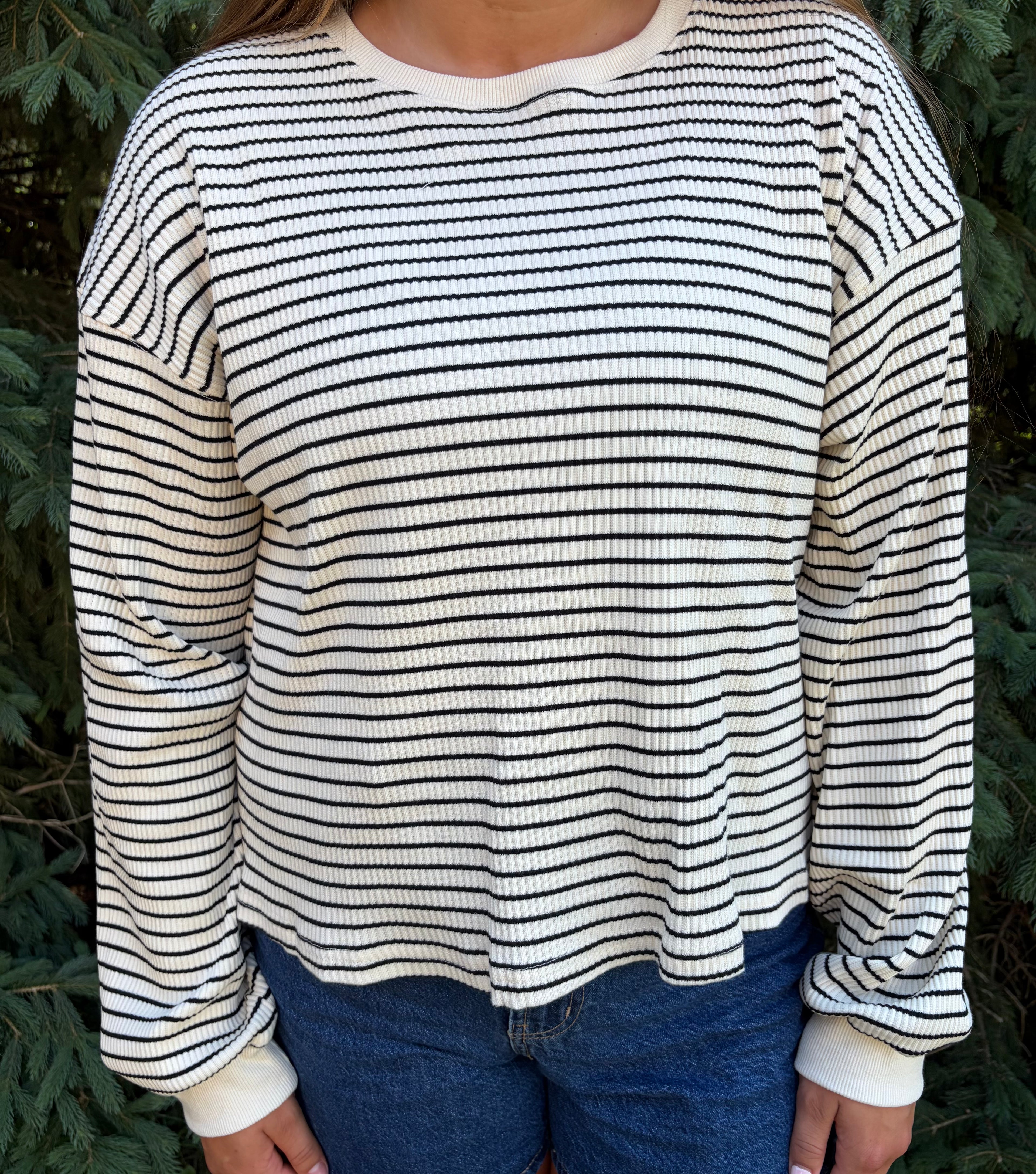 Saturday Morning Stripe Long Sleeve