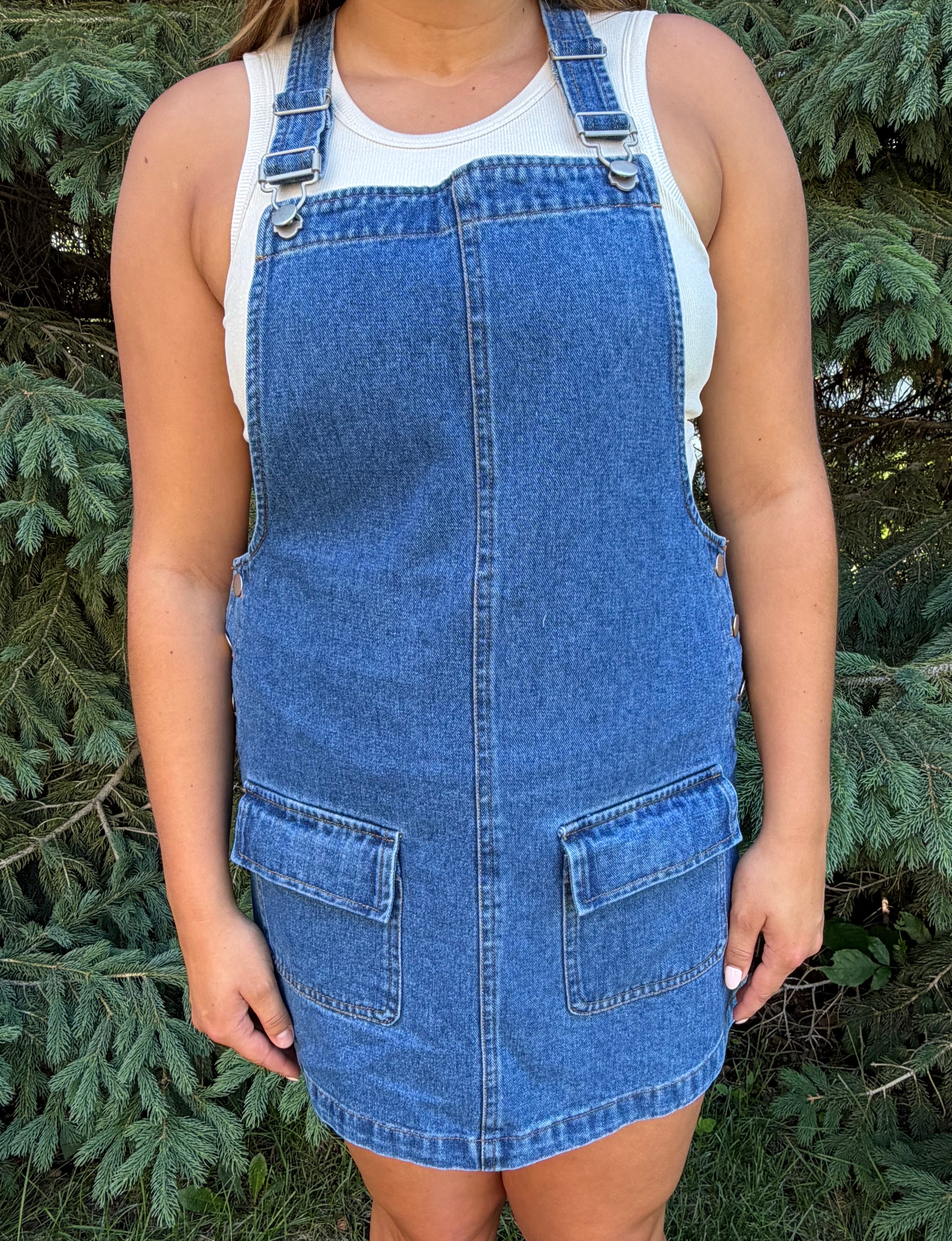 Garden Party Overall Dress