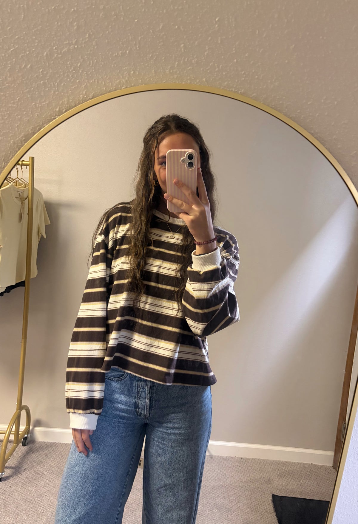 Sunday Stroll Striped Long Sleeve