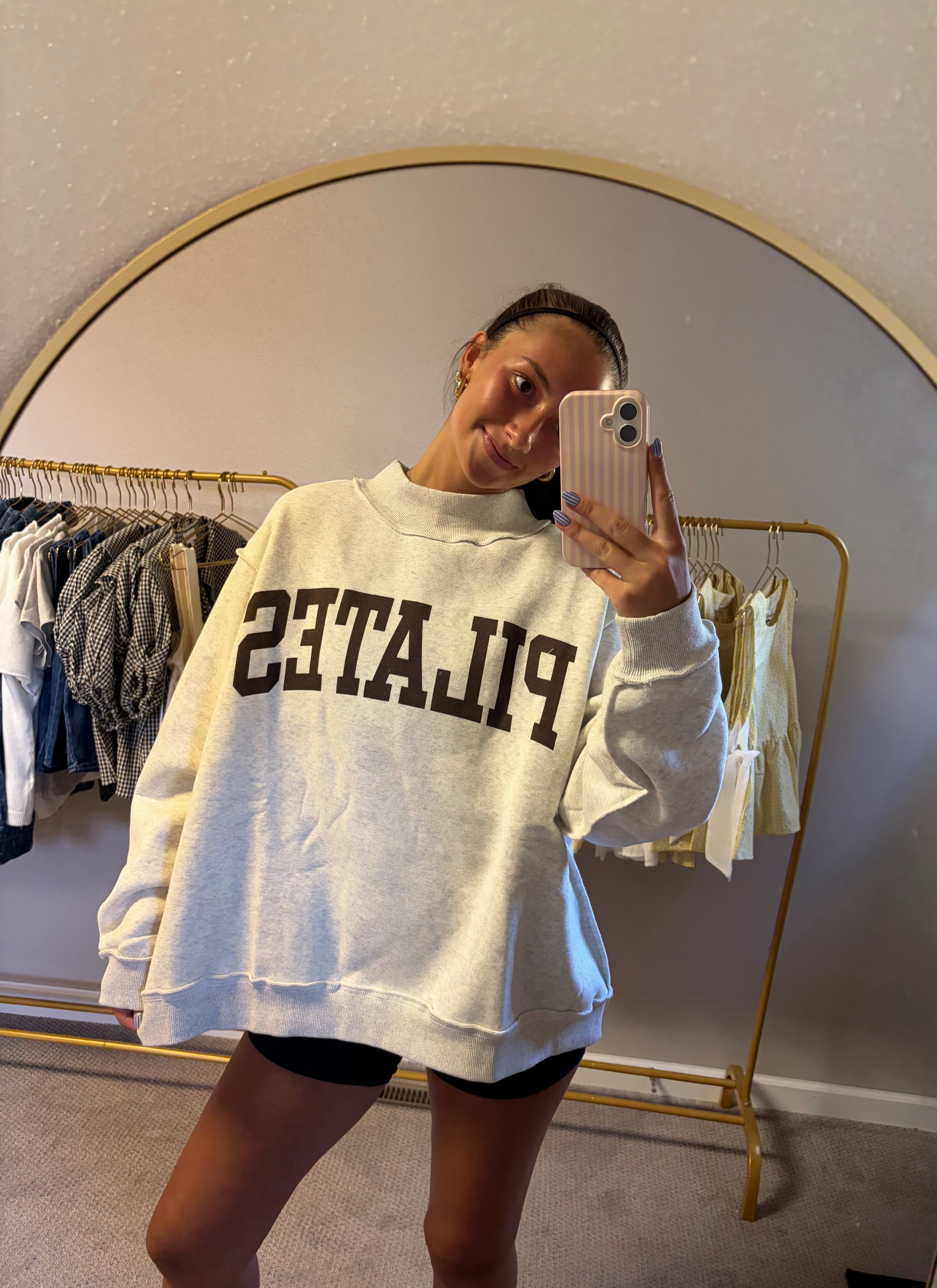 Pilates/Yoga Mock Neck